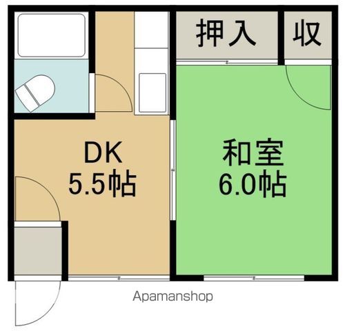コーポミウラの間取り写真