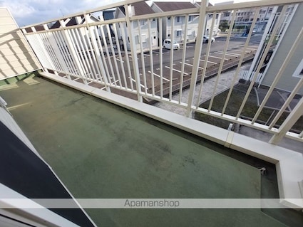 夢咲きの里　Ｂ[1LDK/51.34m2]のバルコニー