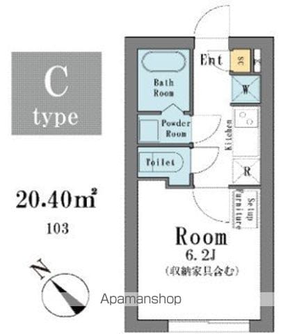 杉並区荻窪のマンションの間取り