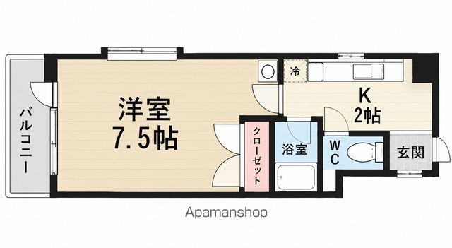 ニューサンリバー6番館の間取り写真