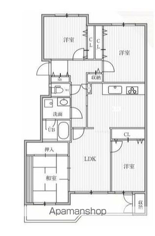 【Ｔ’Ｓ　ＧＡＲＤＥＮ横浜反町の間取り】