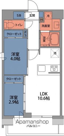 シーズンフラッツ新大阪SOUTHの間取り写真