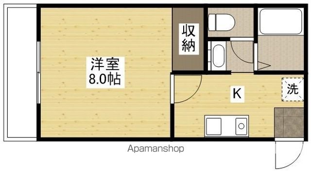 三恵マンション B棟の間取り写真