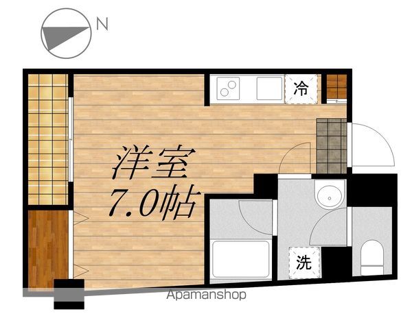 【立川市富士見町のマンションの間取り】