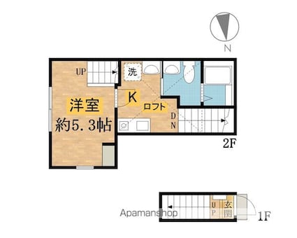 仮）シティハイツ大船町[1K/24.13m2]の間取図