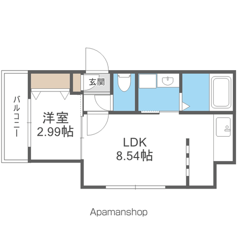 TWINBERRY KITAHIROSHIMAの間取り写真