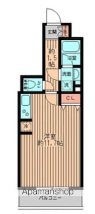 レガーロ御茶ノ水Ⅱ[1R/30.08m2]の間取図