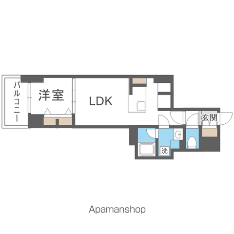 アーバネックス谷町四丁目の間取り写真