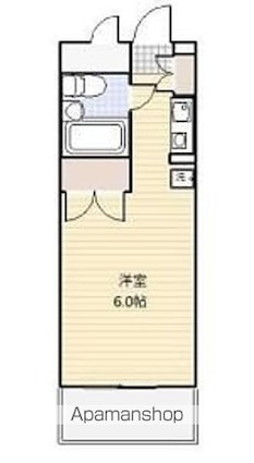日興パレス神楽坂[1R/19.25m2]の間取図