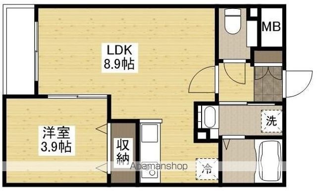 月光東福山駅前の間取り写真