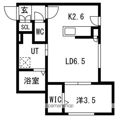 ALPHA RESIDENCE 円山北2条の間取り写真