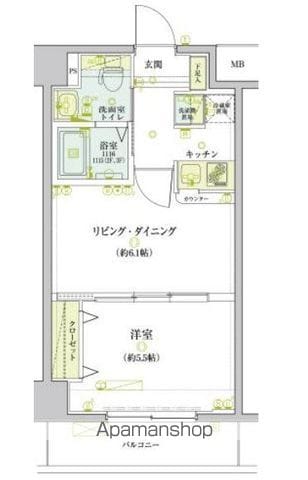 リヴシティ錦糸町弐番館の間取り写真