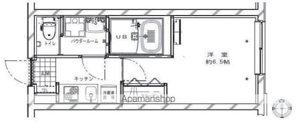 東京都杉並区堀ノ内３丁目[1K/21.3m2]の間取図