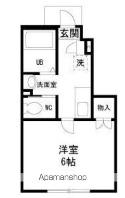Ｗｏｏｄ　Ｓｐａｃｅ　Ｏｋｕｓａｗａ[1K/20.83m2]の間取図