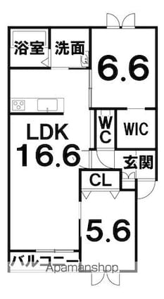 Ｊａｍ’ｓ（ジャムズ）[2LDK/65.01m2]の間取図