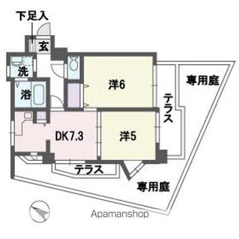 レフィナード南山荘の間取り写真
