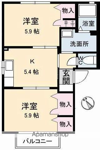 シャロンI棟の間取り写真