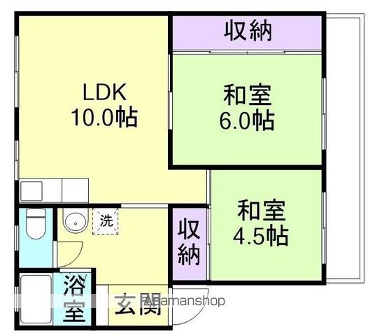 【和歌山市太田のマンションの間取り】