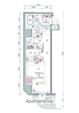 ＡＺＥＳＴ横濱大通り公園の間取り