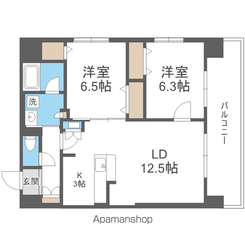 COH RESIDENCE 札幌の間取り写真