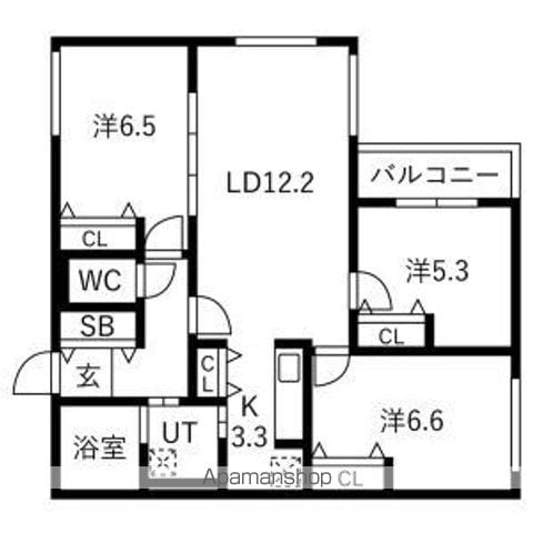 HOROHIRA BRIDGE RESIDENCEの間取り写真