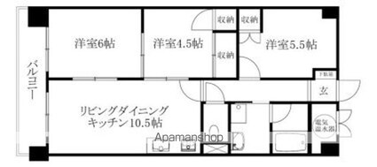 エステートシン[3LDK/62.15m2]の間取図