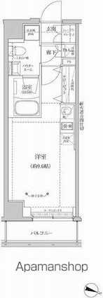 ＲＥＬＵＸＩＡ両国Ⅱ[1R/25.87m2]の間取図