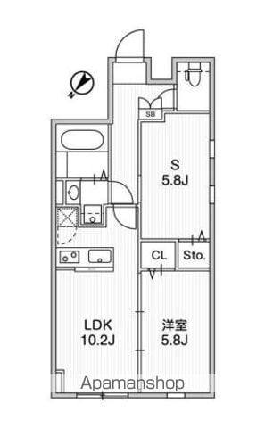 AGLAIA千石DEUX.の間取り写真