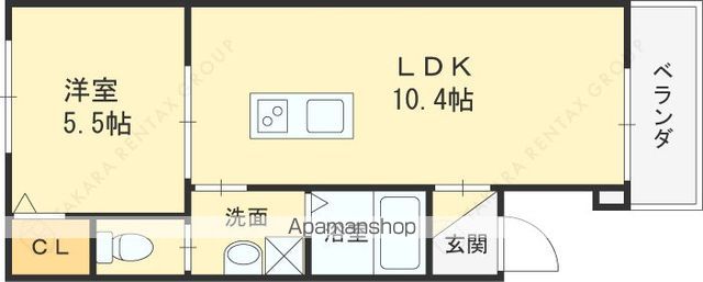 コンフォート都島の間取り写真