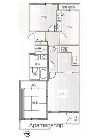 Ｔ’Ｓ　ＧＡＲＤＥＮ横浜反町 503 ｜ 神奈川県横浜市神奈川区中丸1-8（賃貸マンション3LDK・5階・77.10㎡） その2