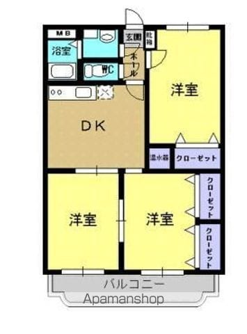 ユーミー横田の間取り写真