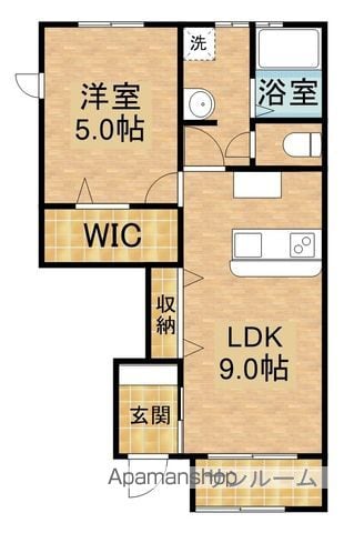 LOTUS成滝の間取り写真