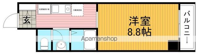大阪モノレール本線 少路駅 徒歩11分 6階建 築19年の間取り写真