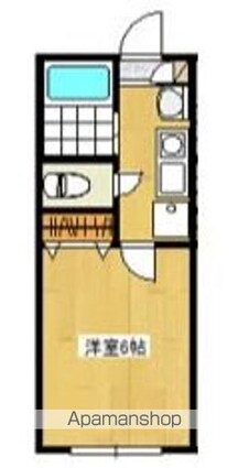 フォレストハウス鎌ヶ谷[1K/19.05m2]の間取図