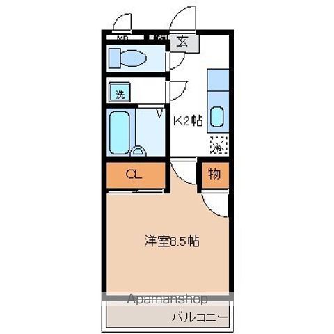 フォレスト小松の間取り写真