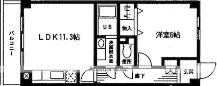 エスパシオ[1LDK/44.25m2]の間取図