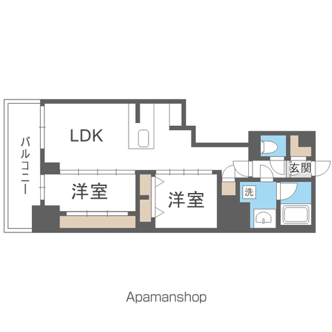 アーバネックス谷町四丁目の間取り写真