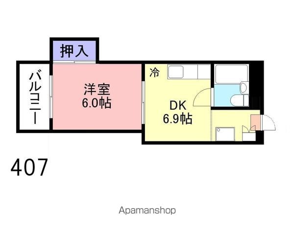 沢屋コーポの間取り写真