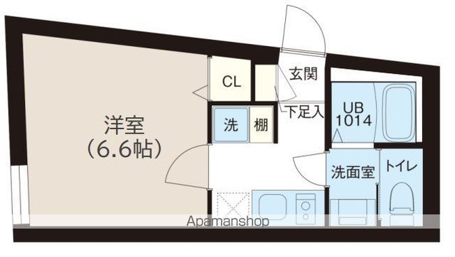 新宿区西落合のマンションの間取り