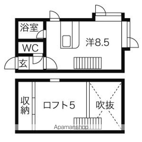 イーストサイドインの間取り写真