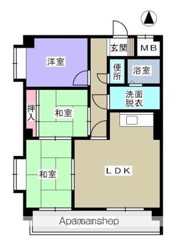 河部ビルの間取り写真