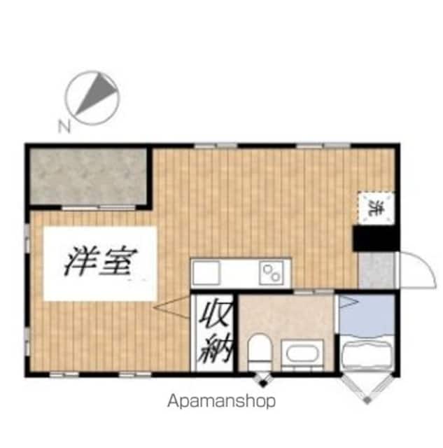東京都東大和市南街２丁目[1R/30.86m2]の間取図