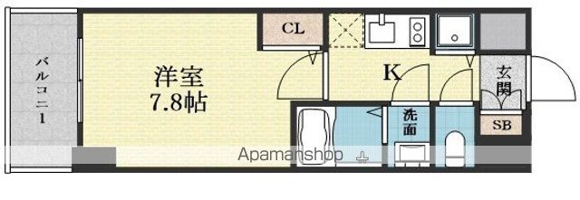 THE RESIDENCE Hの間取り写真