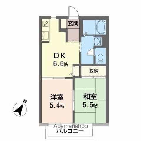 ベルハイムIの間取り写真
