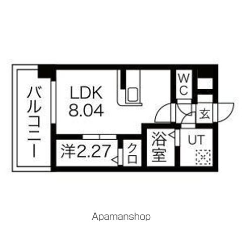 パグーロ西新南の間取り写真
