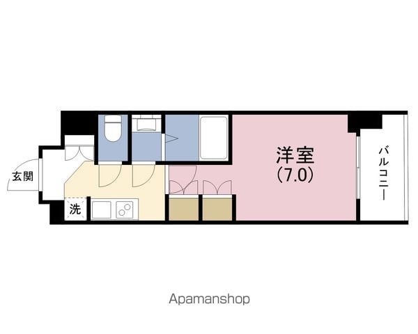 ルネフラッツ谷町四丁目の間取り写真