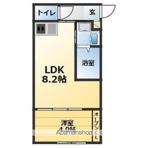 北山アパートの間取り写真