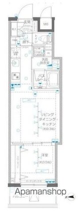 ＺＯＯＭ信濃町[1LDK/31.26m2]の間取図