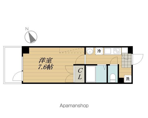 立川市柴崎町のマンションの間取り