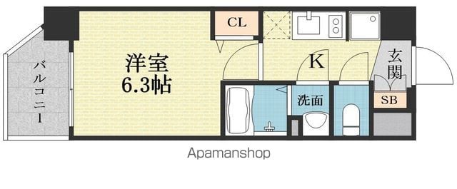 プレサンスブルーム東三国の間取り写真
